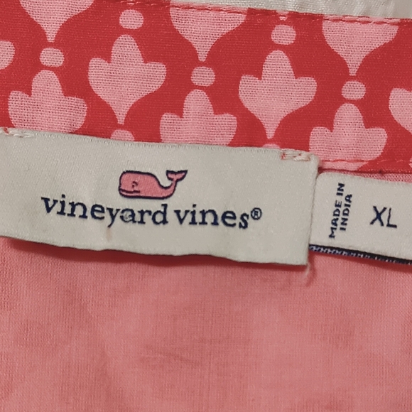VINEYARD VINES Women's Mixed Tiered Print Dress Size XL - Picture 7 of 12